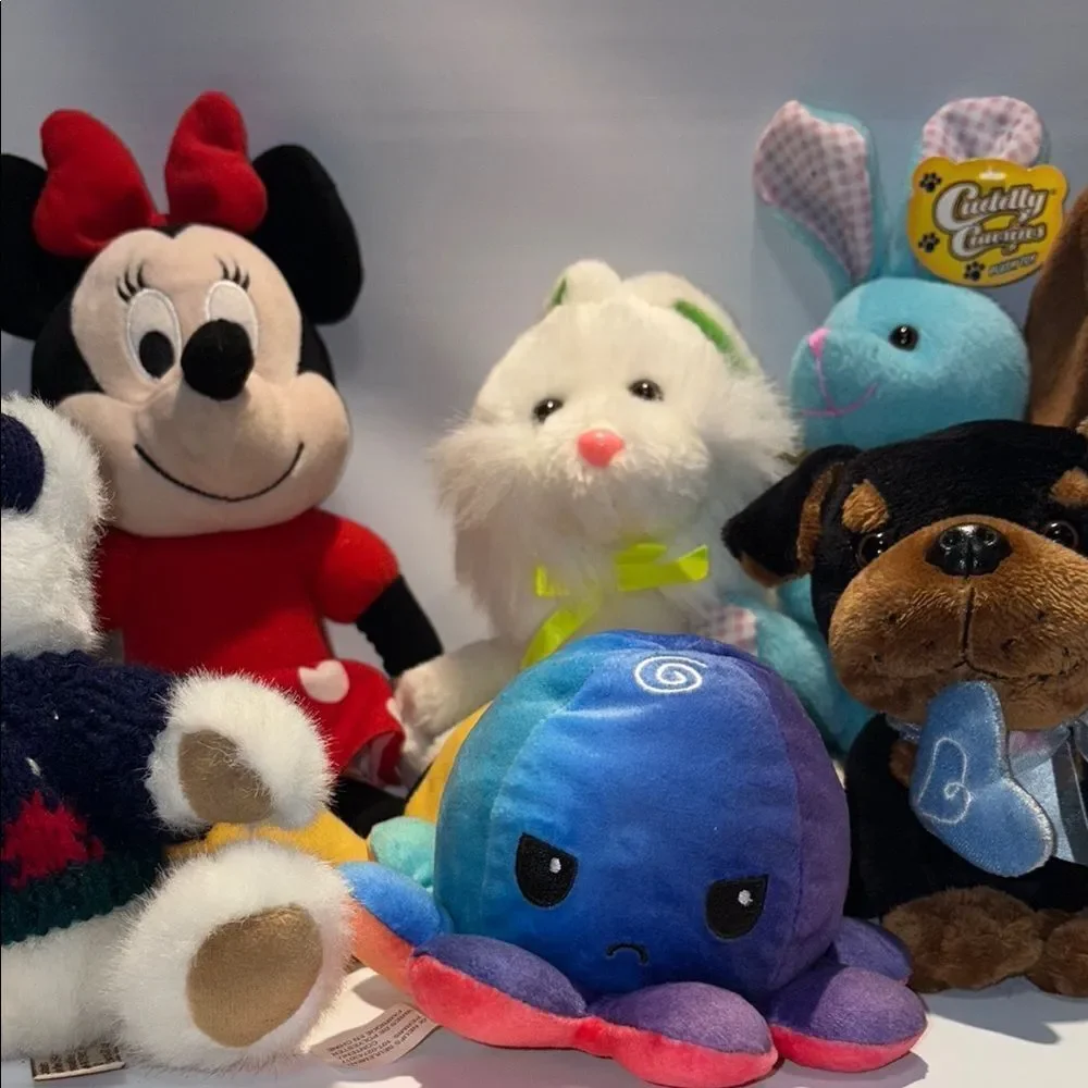 Plush Animal Toy Set - Multicolor